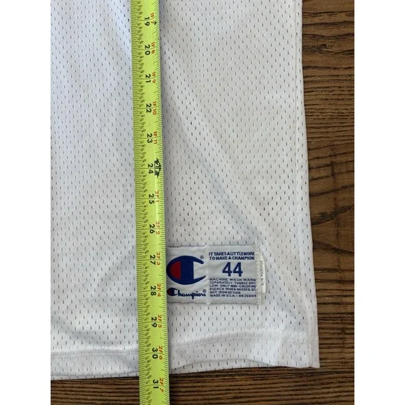 Vintage 90s Steve Beuerlein #7 Jacksonville Jaguars Champion‎ Jersey Size 44 - Picture 4 of 7